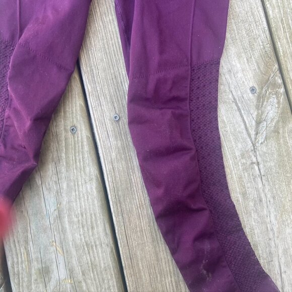 Fabletics maroon leggings seamless ruched high waist leggings Small - Picture 5 of 8